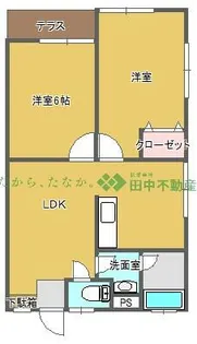クリーンコーポひろかわ【5号室】の間取り