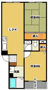 ノルエスタ上島【301号室】の間取り