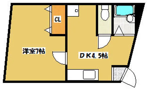 大阪府門真市宮野町【マンション】の間取り
