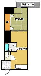 ジュネスシャトー【5階】の間取り