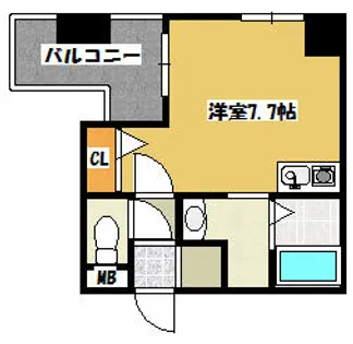 サンティール大和田【2階】の間取り