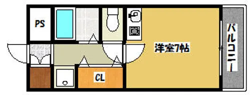 メルベーユ【207号室】の間取り