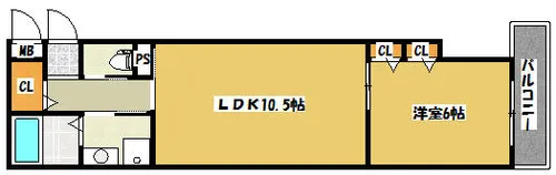 グランデ寿【2階】の間取り