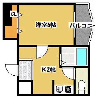 ベルファ大和田【1階】の間取り
