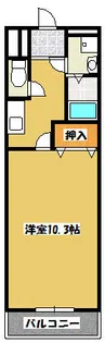 コンフォール柳田【202号室】の間取り