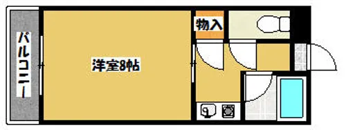 ロータリーマンション萱島西【2階】の間取り
