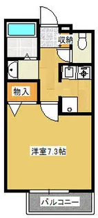 ルーセントオーデン門真【101号室】の間取り