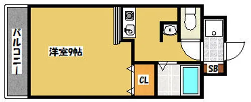 ネクスプロス大和田【406号室】の間取り