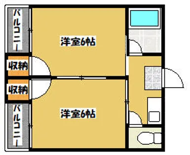 ピュアスモトC【501号室】の間取り