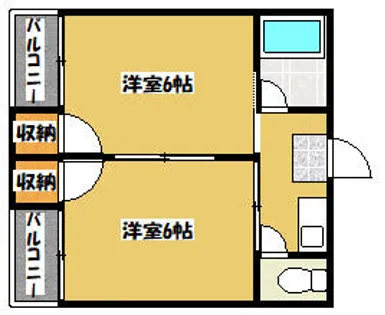 ピュアスモトC【501号室】の間取り