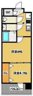 ラグゼナ門真【1108号室】の間取り