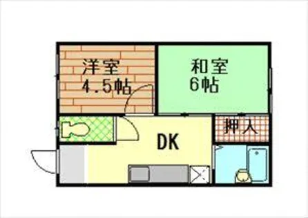 メゾンフローラ【1階】の間取り