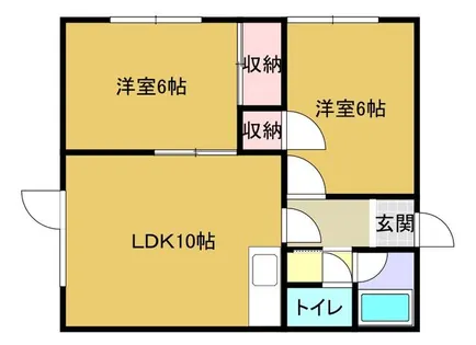 アリスハイツ【2階】の間取り