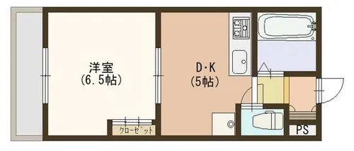 ISE伊勢住宅旭町7406【3階】の間取り