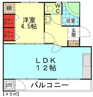 マイネ・ツィンマー【3階】の間取り