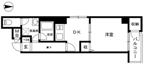 ダイアパレス尼崎【4階】の間取り