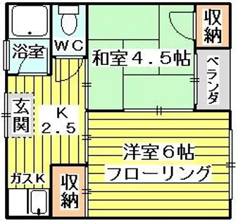 大阪府大阪市東淀川区豊新1丁目【マンション】の間取り