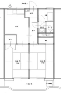 コーポみつる【2階】の間取り