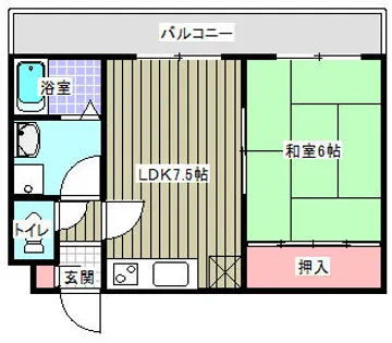 ルナハイム【2階】の間取り