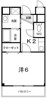 ウナ・カーサ【101号室】の間取り