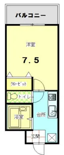 ベルハイツ【1階】の間取り