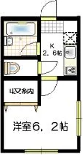 兵庫県姫路市栗山町【アパート】の間取り