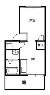 アーバンハイツ白島A棟【1階】の間取り