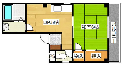 コーポ田中【302号室】の間取り