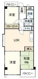 ベルビレッジ宿地【2階】の間取り