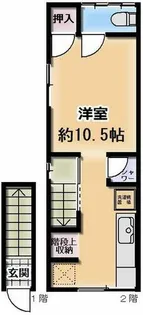 和田文化【2階】の間取り