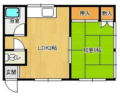 昭和マンション【302号室】の間取り