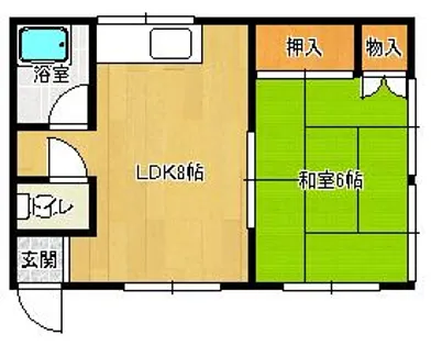 昭和マンション【302号室】の間取り