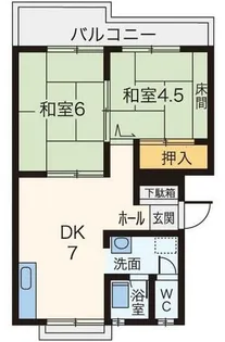 奈良県橿原市地黄町【マンション】の間取り