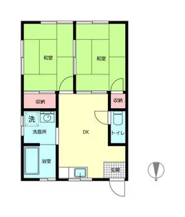愛知県名古屋市中川区千音寺5丁目【アパート】の間取り