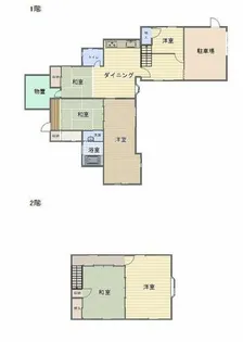 福岡県大牟田市大字新町【一戸建】の間取り