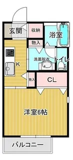 シャーメゾン大新屋B【2階】の間取り