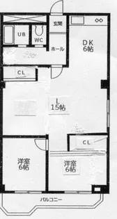 緑苑ビル【601号室】の間取り