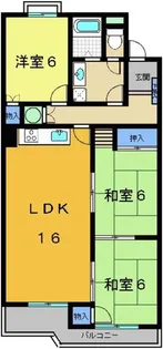 サピエンスコート御所北【3階】の間取り