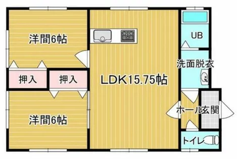 福岡県豊前市大字大村【一戸建】の間取り