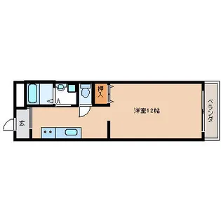 京都府長岡京市開田2丁目【マンション】の間取り