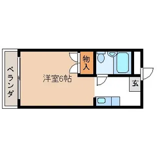 京都府向日市寺戸町小佃【マンション】の間取り