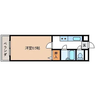 京都府向日市寺戸町【マンション】の間取り