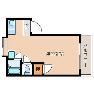 京都府長岡京市馬場【アパート】の間取り