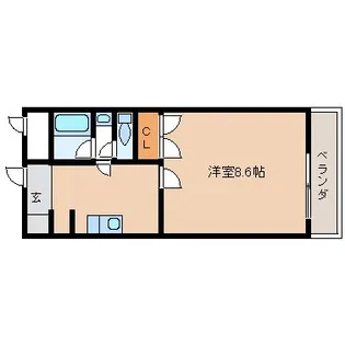 京都府長岡京市天神1丁目【マンション】の間取り