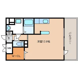 京都府長岡京市神足2丁目【マンション】の間取り
