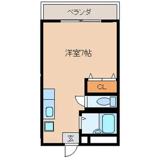 京都府長岡京市長岡2丁目【マンション】の間取り