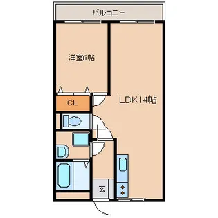 京都府乙訓郡大山崎町字大山崎小字尻江【マンション】の間取り