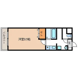 京都府長岡京市長岡1丁目【マンション】の間取り