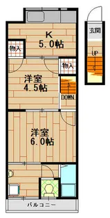 松本ハウス【2階】の間取り