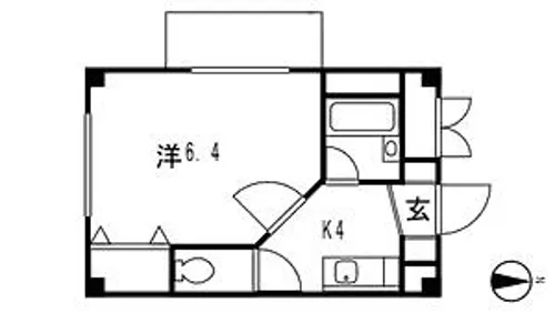 マンション王子【1階】の間取り